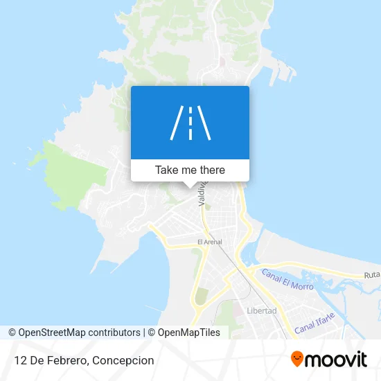 Mapa de 12 De Febrero
