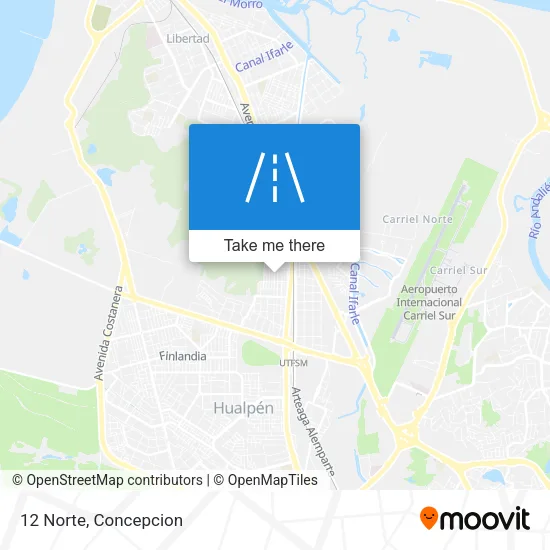Mapa de 12 Norte