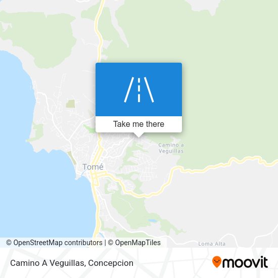 Mapa de Camino A Veguillas