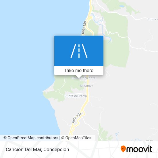 Canción Del Mar map