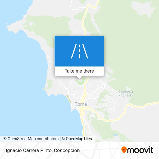 Ignacio Carrera Pinto map