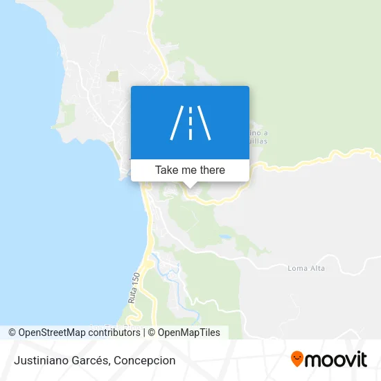 Justiniano Garcés map