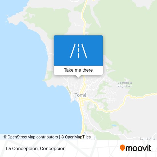 La Concepción map