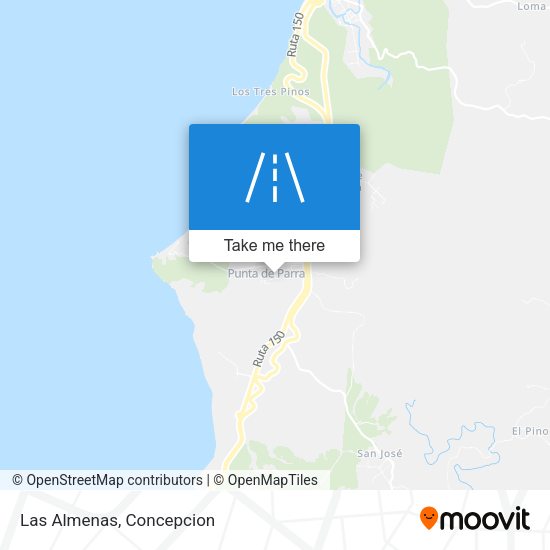 Mapa de Las Almenas