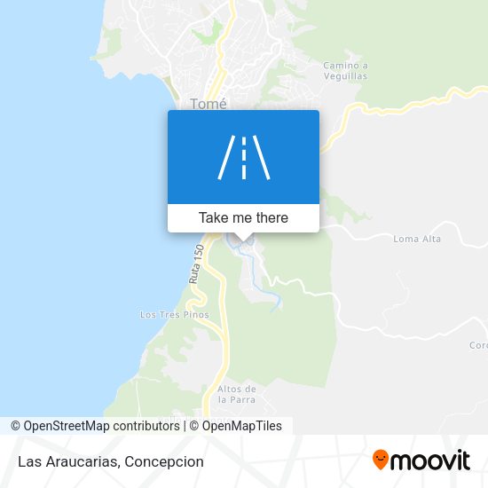 Las Araucarias map