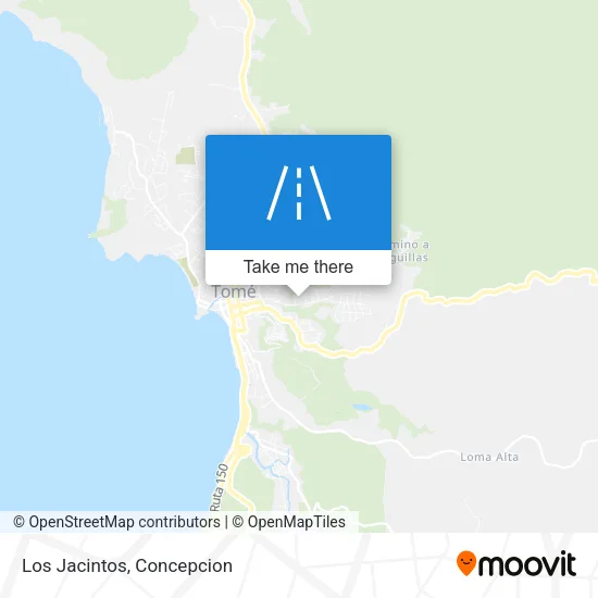 Los Jacintos map