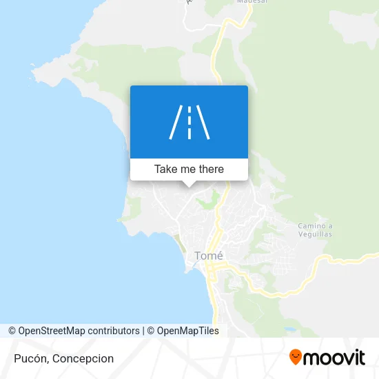 Pucón map