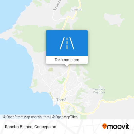 Rancho Blanco map