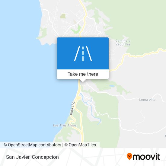Mapa de San Javier