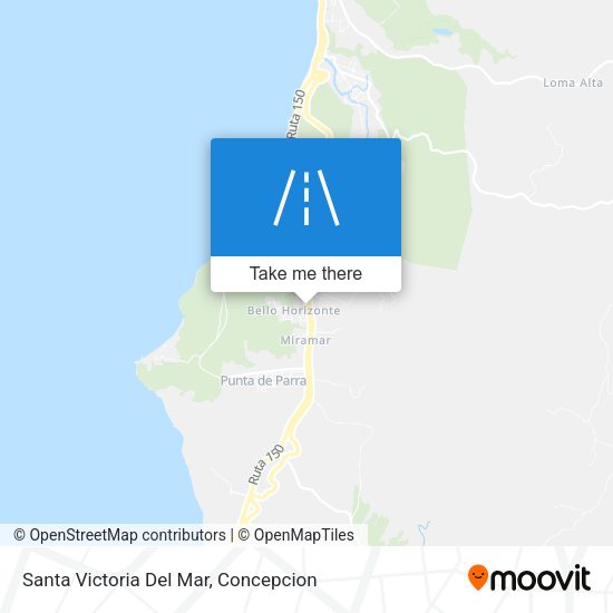 Santa Victoria Del Mar map