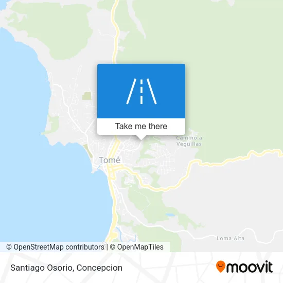 Santiago Osorio map