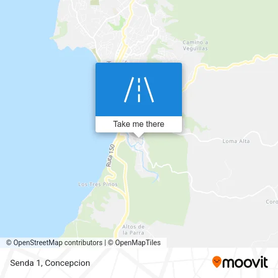 Senda 1 map