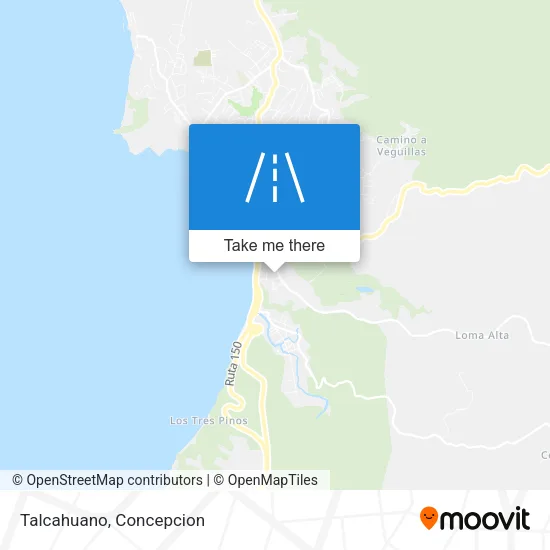 Talcahuano map