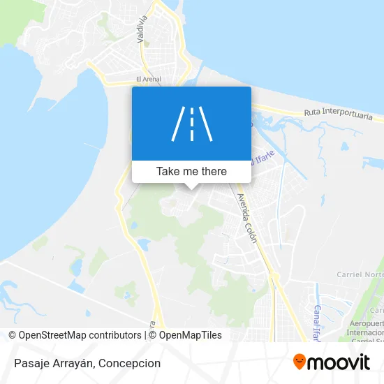 Mapa de Pasaje Arrayán