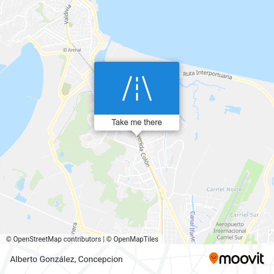 Mapa de Alberto González