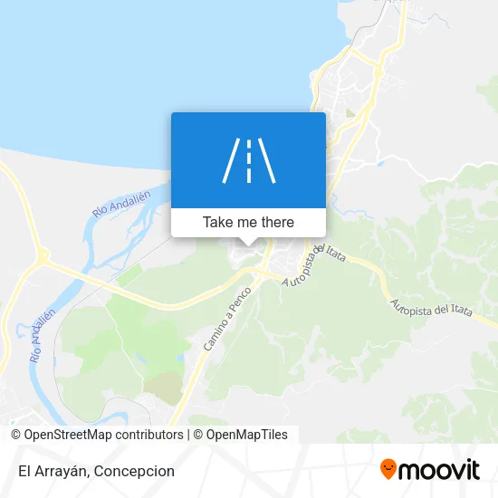 Mapa de El Arrayán
