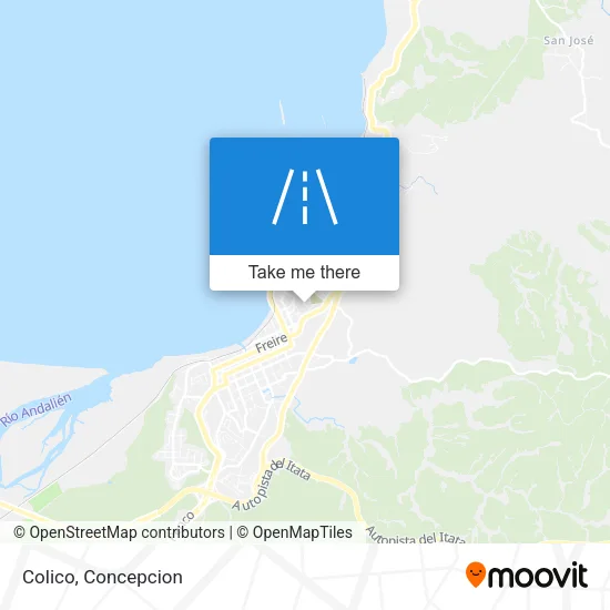 Mapa de Colico