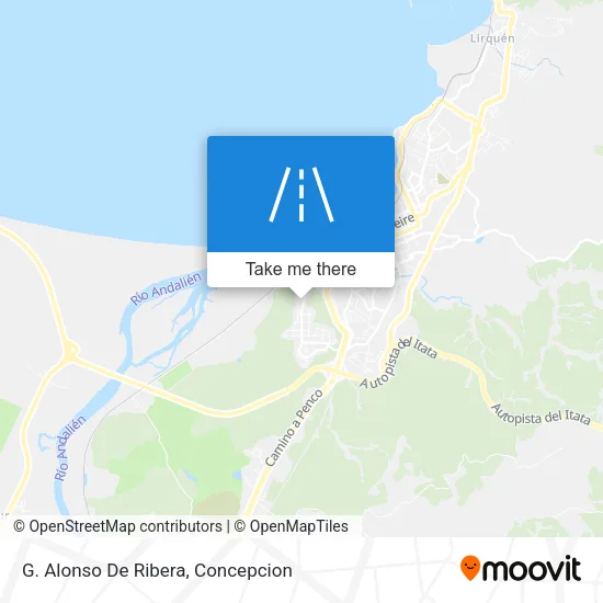 Mapa de G. Alonso De Ribera