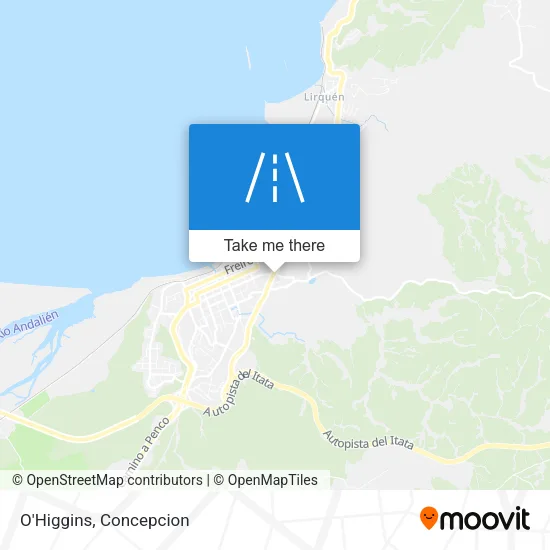 Mapa de O'Higgins