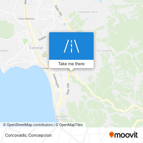 Mapa de Corcovado