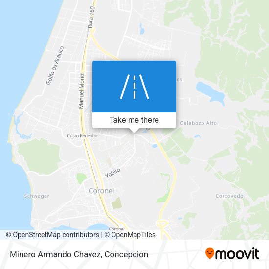 Minero Armando Chavez map
