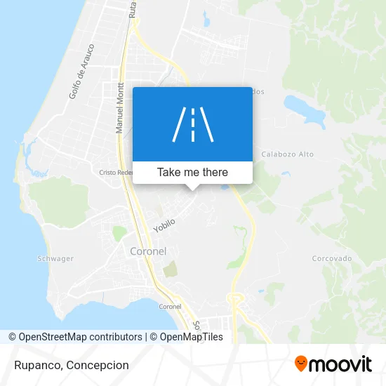 Mapa de Rupanco