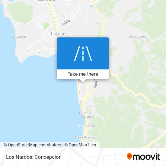 Los Nardos map