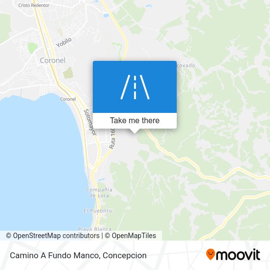 Camino A Fundo Manco map