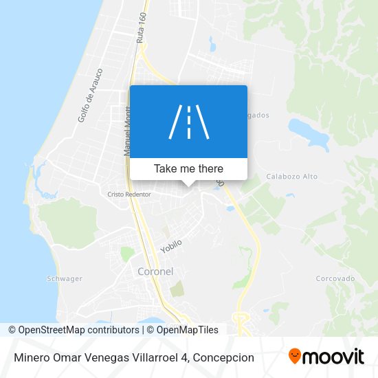 Minero Omar Venegas Villarroel 4 map