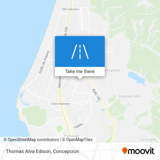Thomas Alva Edison map