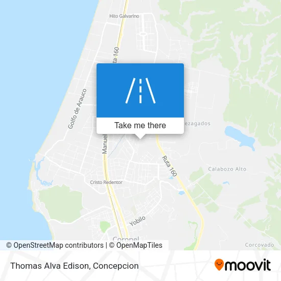 Mapa de Thomas Alva Edison