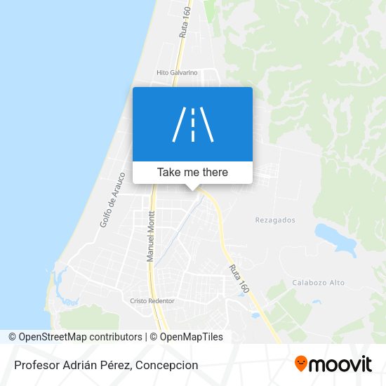 Mapa de Profesor Adrián Pérez