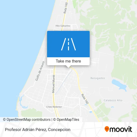 Mapa de Profesor Adrián Pérez