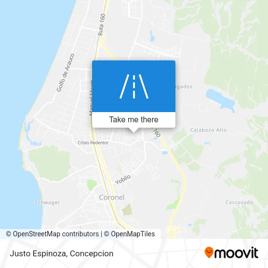 Mapa de Justo Espinoza