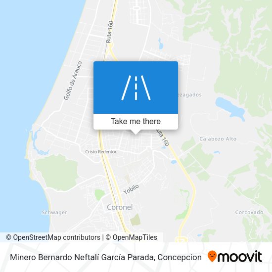 Mapa de Minero Bernardo Neftalí García Parada