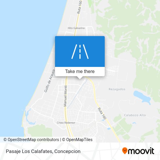 Mapa de Pasaje Los Calafates
