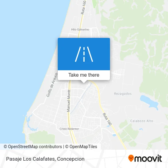 Mapa de Pasaje Los Calafates