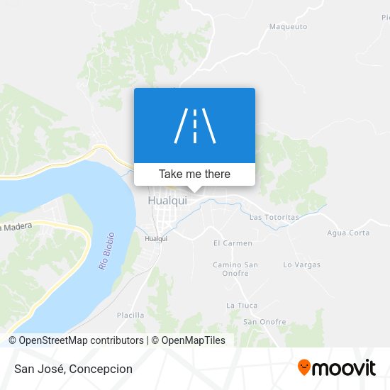 Mapa de San José