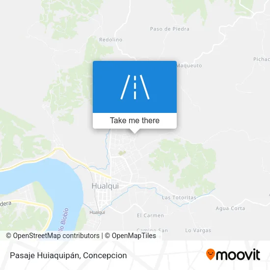 Mapa de Pasaje Huiaquipán