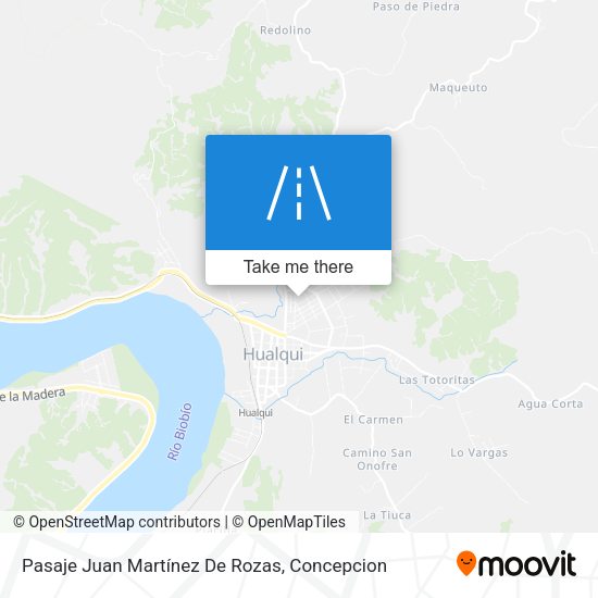 Mapa de Pasaje Juan Martínez De Rozas