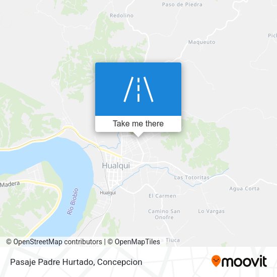 Pasaje Padre Hurtado map