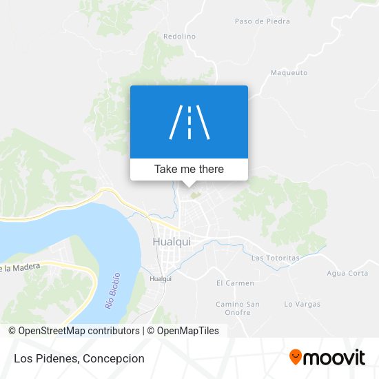 Mapa de Los Pidenes