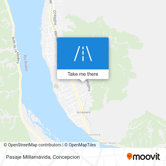 Mapa de Pasaje Millamávida