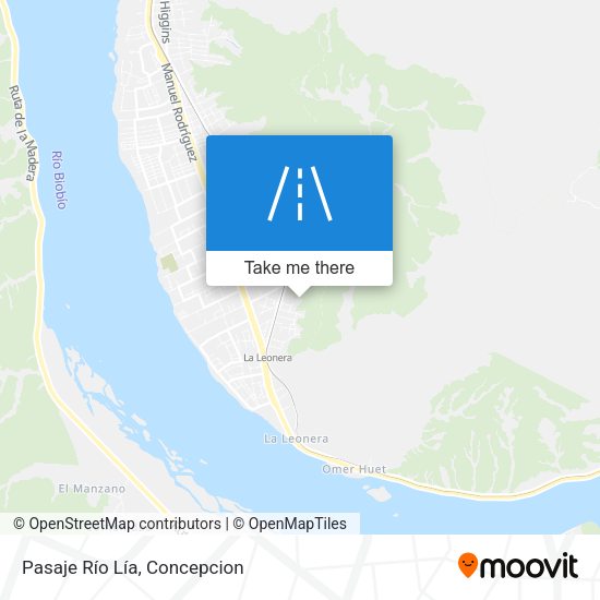 Pasaje Río Lía map