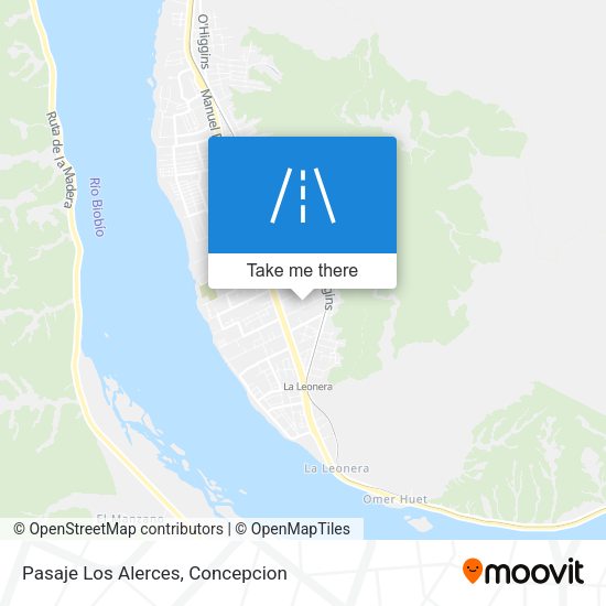 Pasaje Los Alerces map