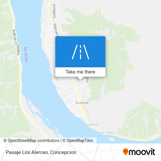 Mapa de Pasaje Los Alerces