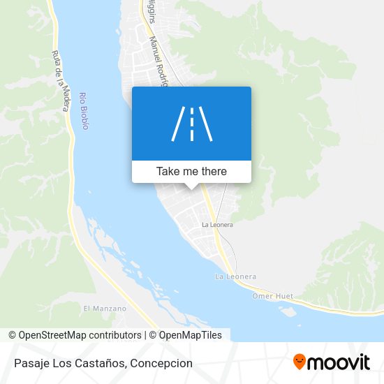 Pasaje Los Castaños map