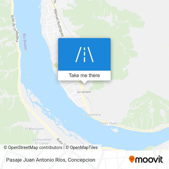 Pasaje Juan Antonio Ríos map