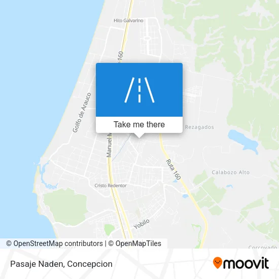 Pasaje Naden map