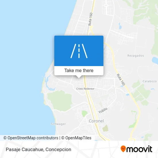 Mapa de Pasaje Caucahue